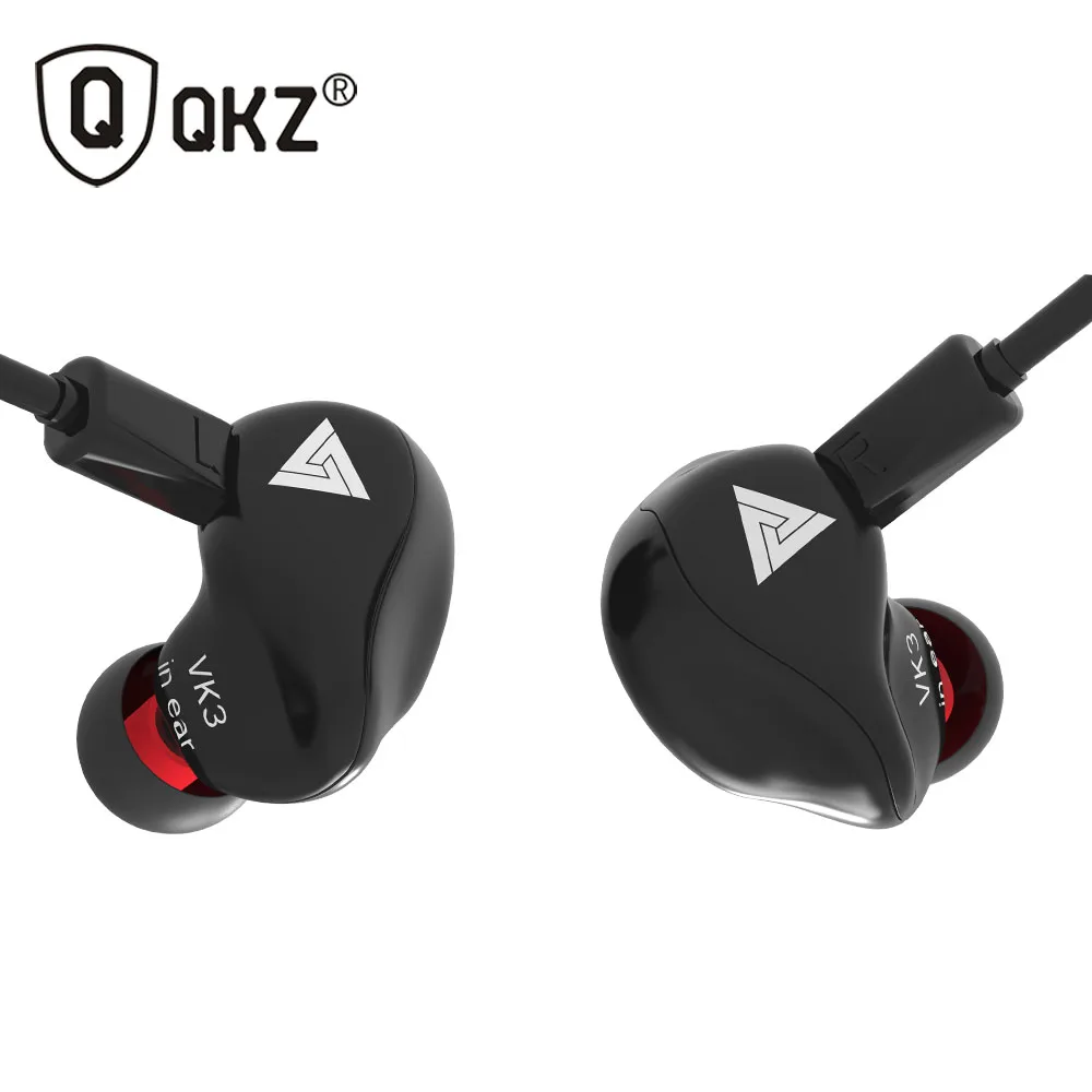 

QKZ VK3 In-ear Wired Earphone 3.5mm Bass Stereo Headset Earphones With Microphone For Cell Phone