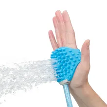 Pet Bathing Tool Pet Shower Sprayer and Scrubber in-One Shower Bath Tub and Outdoor Garden Hose Compatible Dog Cat Horse Gro