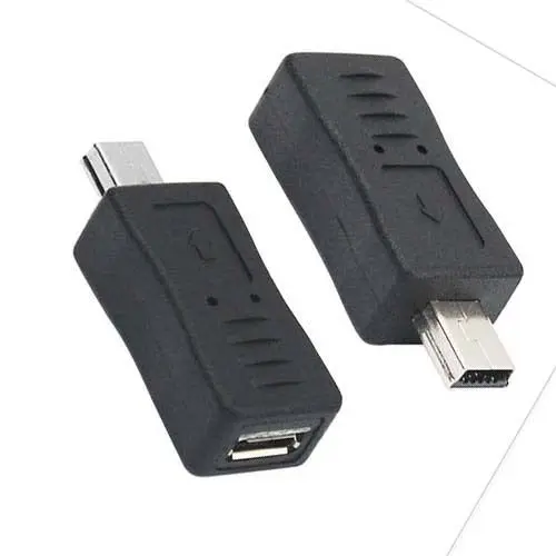 

Micro USB Female to Mini USB Male Adapter Charger Converter Plug Extender NEW