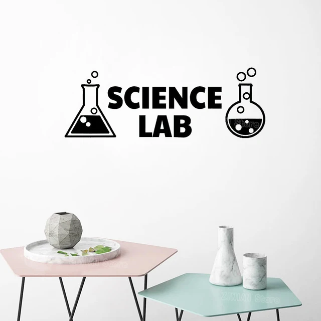 Science Lab Vinyl Wall Decals Science Classroom Decor ...