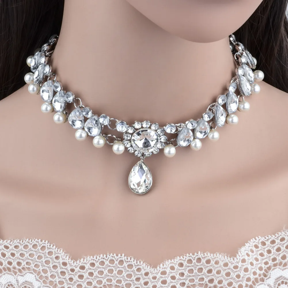 Buy Modyle Boho Collar Choker Water Drop Crystal Beads
