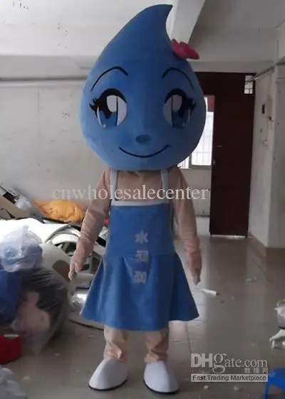 2017 NEW ARRIVE blue water drop cartoon Fancy Dress Mascot