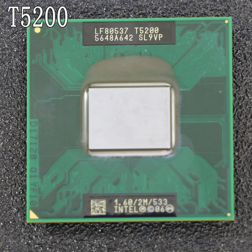 

Original Intel Core Duo T5200 CPU (2M Cache,1.6GHz,533MHz FSB) ,Dual-Core Laptop processor for 943 chipset