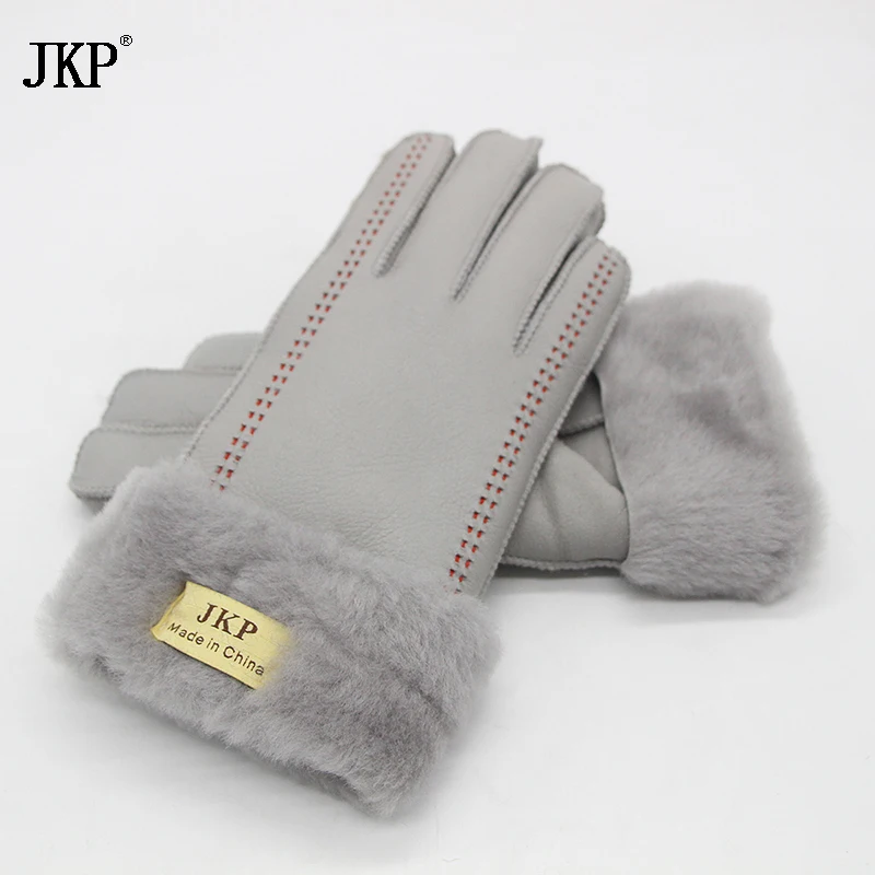 Женские перчатки из 100% натуральной овчины теплые зимние кожи|gloves mittens|glove hotladies