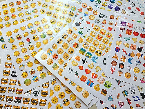 1pc Sticker 48 Classic Emoji Wechat Aliexpress Smile Face Stickers