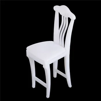

1X Children High Chair Toy Table Chair For Doll's House Accessories Dollhouse Furniture Play House Toys Randomly Color