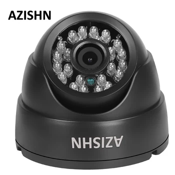 AZISHN Hot Selling 700tvl/1000TVL  CMOS with IR-CUT 24IR night vision Color analog camera Indoor Security Dome CCTV Camera 1