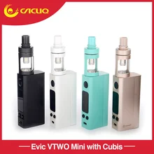 Original Atomizador Joyetech Evic VTwo Mini Kit Con Cubis 75 w Control de Temperatura Firmware Actualizable mod cigarrillo electrónico