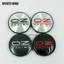 4 pçs/lote 8 cores 68mm oz carro de corrida roda centro hub tampas emblema do carro emblema logotipo roda centro tampa etiqueta do carro estilo acessórios
