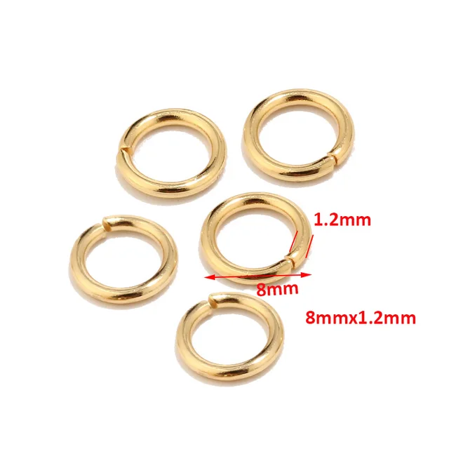 200pcs Stainless Steel Split Rings, Double Rings, Split Jump Rings, Bulk  Jewelry Making Supplies, 5mm / 6mm / 7mm / 8mm / 10mm / 12mm, BU615 