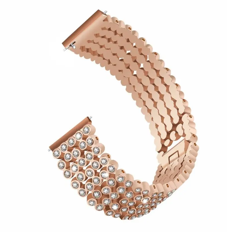 

YOOSIDE 18mm Crystal Rhinestone Diamond Watch Band Strap for Huawei Watch 1st/Fit Honor S1 Replacement Bracelet