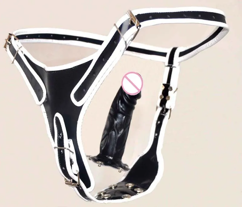 Removable Strap On Dildo Lesbian Sex Toy Three Dildo With Strap ons harness Strapon Penis strap-on Anal Plug For Couple 6