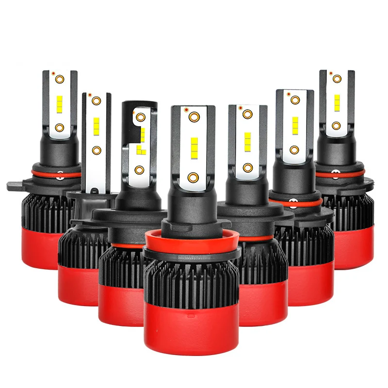 

2pc /pair H4 H7 H11 H1 9005 9006 COB Car LED Headlight Bulbs Hi-Lo Beam 50W 6400LM 6000K Auto Headlamp Fog Light Bulb DC12V-24V