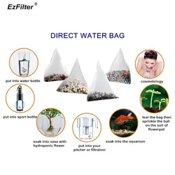 2 упак. щелочных богатые водородом ионизатор бутылку воды Специальное заменить сумка Портативный щелочной ОВП фильтр-мешок