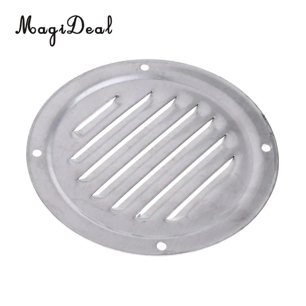 Heavy Duty 4 Inch Round Stainless Steel Louvered Vent Grill Cover Air Marine Boat Vent Ventilation Accessories