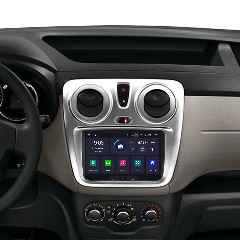 Cheap 8" IPS Radio Car Multimidia Android 9.0 PX6 for Renault Duster Dacia Sandero Duster Captur Lada Xray 2 Logan Autoradio DSP HDMI 1