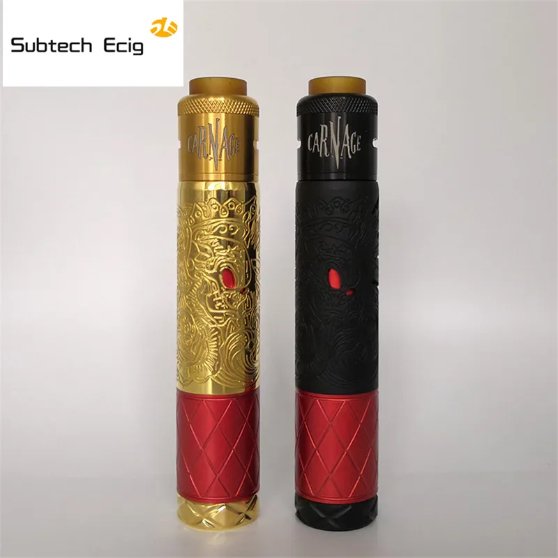Newest Suicide king Mechanical Mod and carnage rda electronic cigarette kit 18650 20700 battery vaporizer vape kit Newest Suicide king Mechanical Mod and carnage rda electronic cigarette kit 18650 20700 battery vaporizer vape kit
