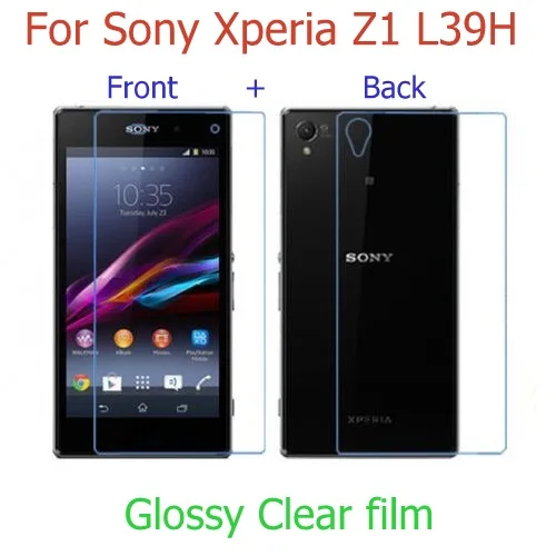 Передняя+ задняя) HD прозрачный глянцевый и матовая пленка для sony xperia Z L36H Z1 L39H Z2 Z3 Z4 Z5 Premium Ultra plus Защитная пленка для экрана