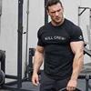 Mens Bodybuilding Cotton T-shirt Tops & Tees