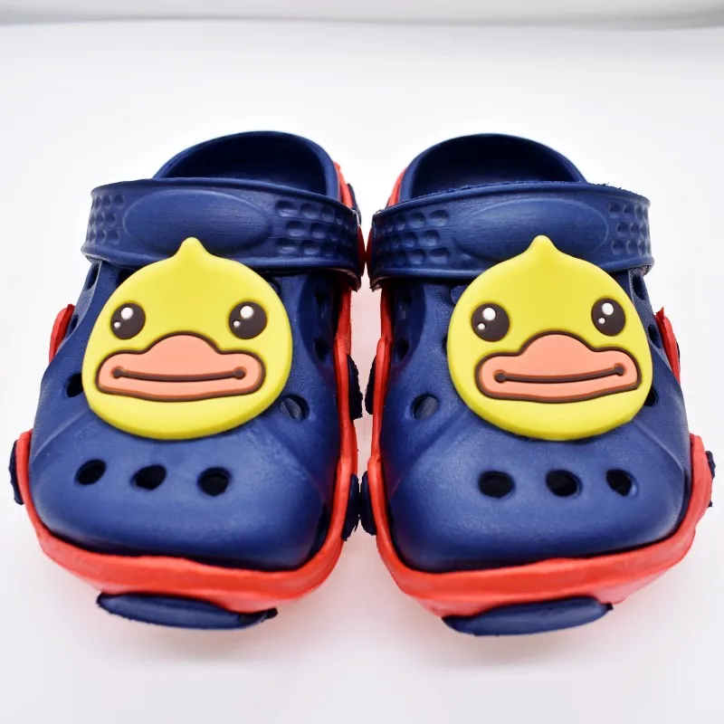 

Kids Boys And Girls Cute Sandals Mules Shoes Cartoon Duck/Sheep/Cat/Totoro EVA Clogs Shoes Soft Durable