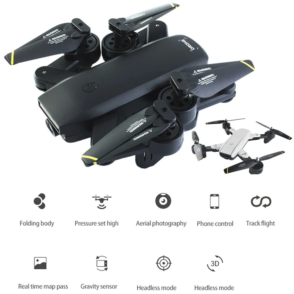 

Phoota SG700 2.0MP HD Camera Wifi FPV Drone Optical Flow Selfie Drone RC Quadcopter