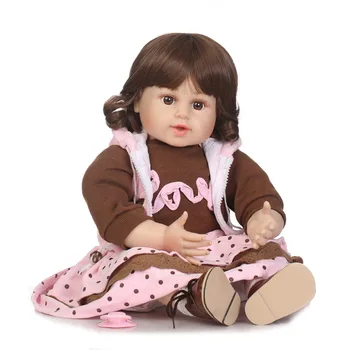 

NPKCOLLECTION free shipping reborn bebe dolls soft real vinyl silicone touch baby reborn gift toys for children Birthday