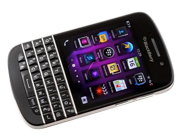 Мобильный телефон Blackberry Q10 3," двухъядерный 8MP 2GBRAM 16 Гб rom 3g& 4G gps wifi QWERTY сотовый телефон Восстановленный