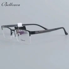 Bellcaca, мужская оправа для очков, компьютерные оптические очки по рецепту, очки для близорукости, прозрачные линзы, оправа для мужских очков, 6606