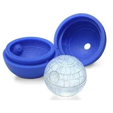 1 шт. силиконовые синие войны Звезда смерти круглый шар кубик льда лоток пустыня Сфера Плесень DIY коктейльное Мороженое Инструменты