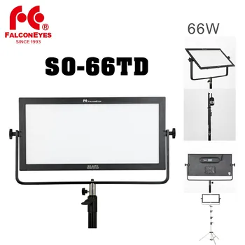 

Falcon Eyes 66W SO-66TD LED Video Light Lamp Dimmable Square Soft LED Panel for Film Advertisement Shooting Photography Lighting
