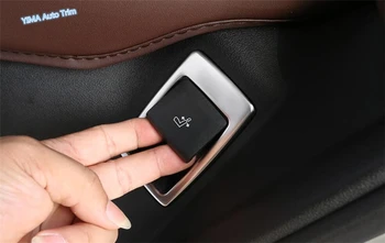 

Lapetus ABS Car Styling Rear Seat Backrest Adjustment Button Protection Cover Kit Stainless Steel Fit For BMW X3 G01 2018 - 2020