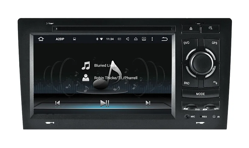 Sale 7 inch Android  8.0 7.1 8 octa core Car dvd player For AUDI A8 S8 1994-2003 4G ROM 32G Wifi GPS Radio Navigation audio carplay 0