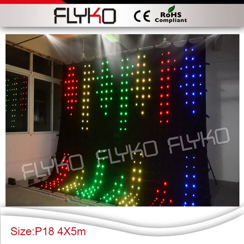 Разных цветов под занавес света p18 свет баров висит свет светодиодный экран
