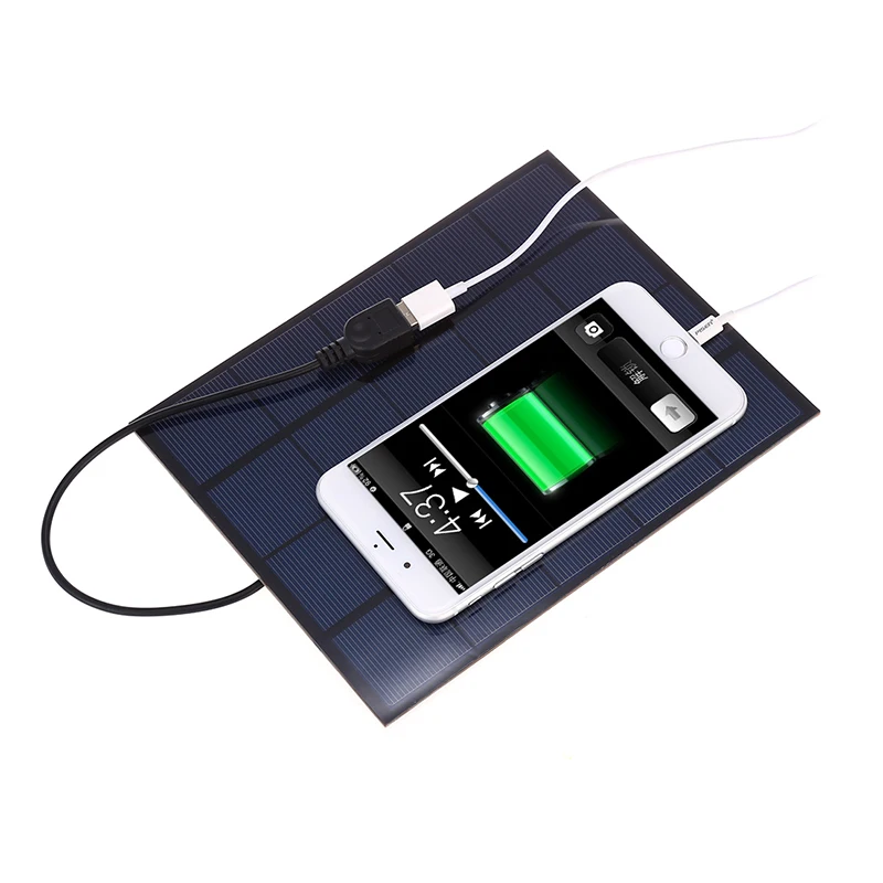 Солнечная панель для зарядного устройства SUNWALK 5 Вт В USB выход мА