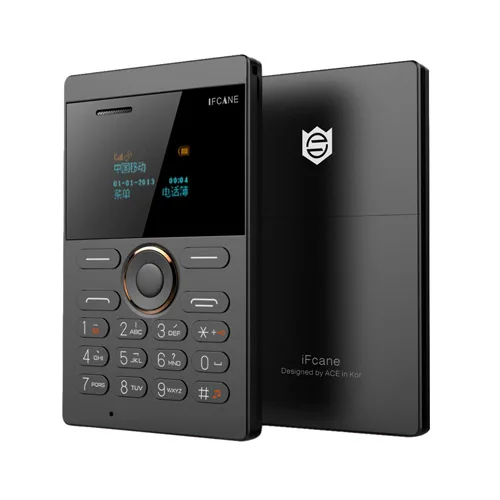 IFcane E1 Black Mosthink IFcane E1 AIEK X8 GSM 2G мобильный телефон мини мобильный телефон Ультра Тонкий Кредитная карта кнопка одна SIM FM радио Mp3 мини телефоны - Цвет: IFcane E1 Black