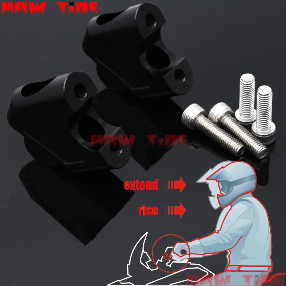 

Motorcyle Handlebar Risers Bar Clamp Adapter For Suzuki GSF 1250S 07-16 SV650 SV1000 03-07 V-STROM DL250 GW250 S/F 2013-2017