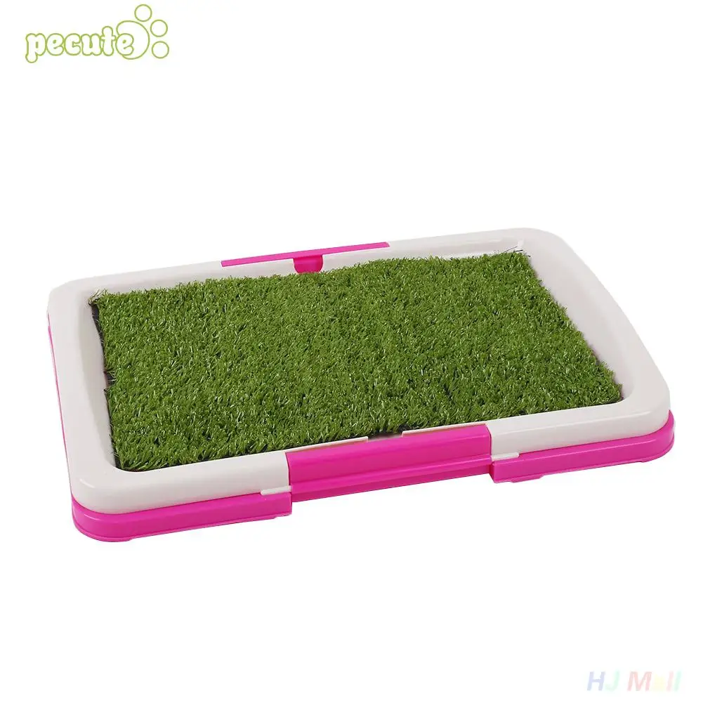

Pet Dog Puppy Toilet Trainer Grass Mat Potty Pad Indoor House Litter Tray