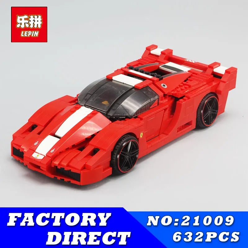 

Creative Series LEPIN 21009 632Pcs The Out of Print FXX 1:17 Racing Car F1 Car Technic Building Blocks Bricks Children Toys