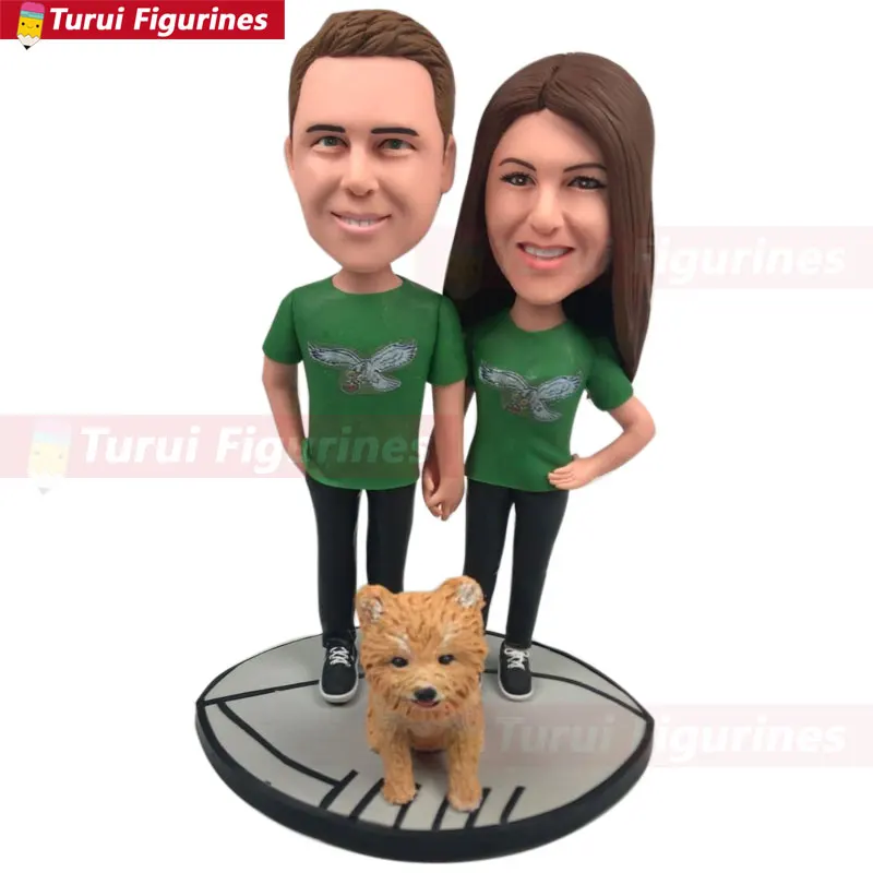 

Philadelphia Eagles Personalized Wedding Cake Topper Vintage Eagles Bobble Head Philadelphia Eagles Wedding Topper Vintage Eagle