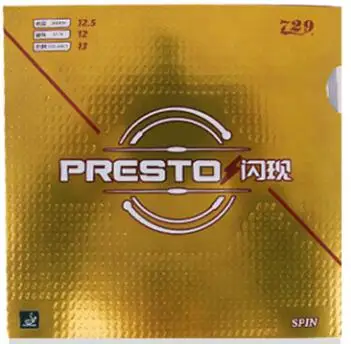 729 PRESTO Janpan импортный торт Губка для настольного тенниса/Настольный теннис Резина/пинг понг резина - Color: SPIN 1 RED