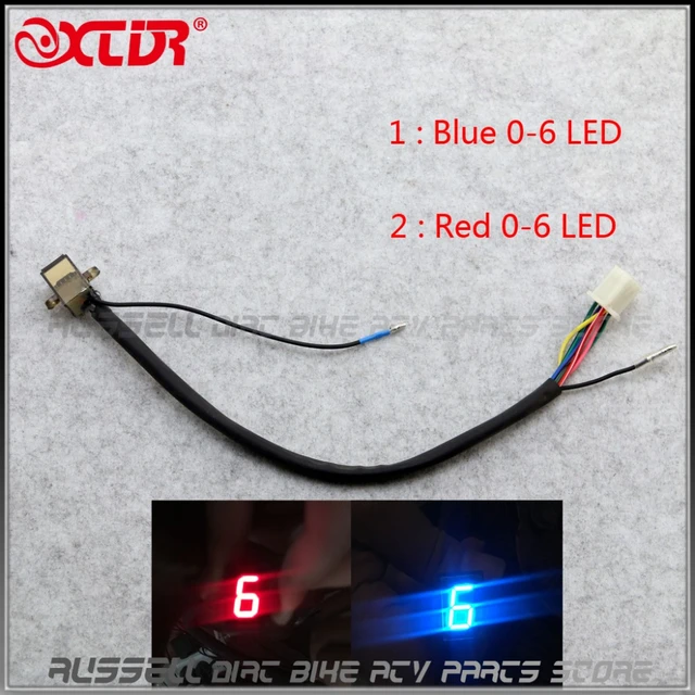 12V Universal Motorrad Digitale LED Getriebe Anzeige Schalthebel Sensor  Display - AliExpress