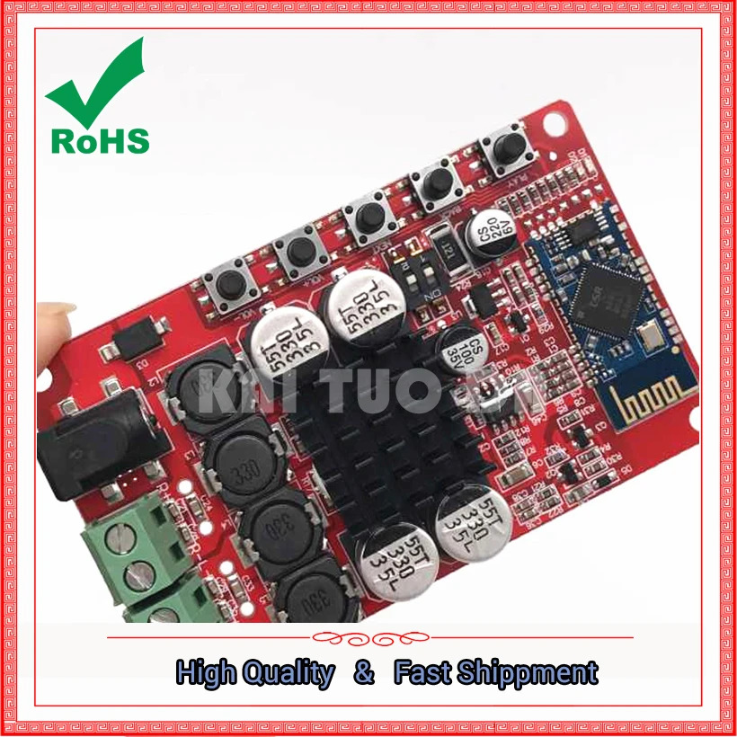 Acrylic Case Shell for TDA7492P Bluetooth CSR4.0 50W*2 Audio Amplifier Board