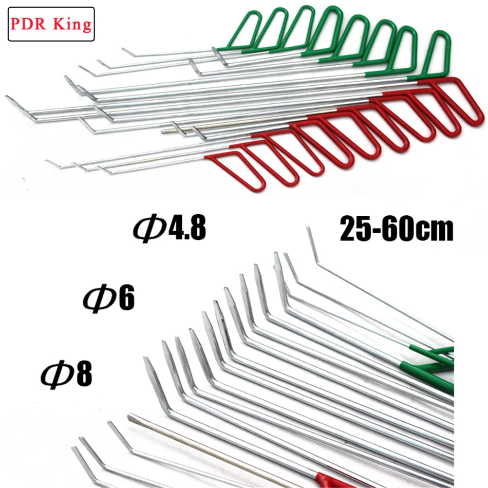 PDR Королевский инструмент для удаления вмятин крючки толкатель Ремонтный комплект вмятин Инструменты для удаления автомобиля набор инструментов для автоматического удаления вмятин