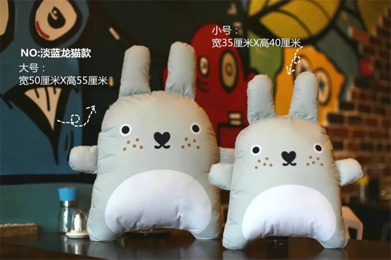 Anime Cartoon Totoro Plush Toys Cute Teeth Watermelon Ice Cream My Neighbour Totoro Cat Dolls Baby Kids Cushion Pillow Gift 1pc (20)