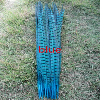 

Wholesale 100 pcs beautiful sky blue pheasant tail feathers of 50-55 cm 20-22 inches free shipping