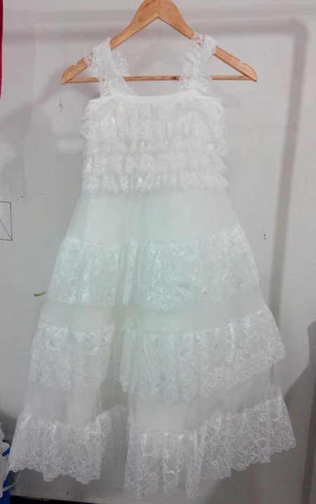 Princess Flower Girl Dresses Real New Ball Communion Party Pageant Dress Lovely Little Girls Kids/Children Dress for Wedding