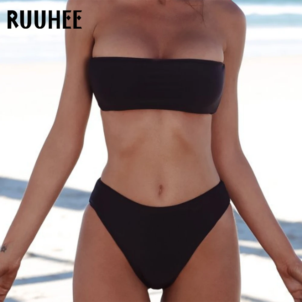 RUUHEE ملابس السباحة العصابة مجموعة البكيني النساء ملابس السباحة بيكيني رفع ثوب السباحة مع وسادة لباس سباحة الصيف الإناث بحر RUUHEE ملابس السباحة العصابة مجموعة البكيني النساء ملابس السباحة بيكيني رفع ثوب السباحة مع وسادة لباس سباحة الصيف الإناث بحر
