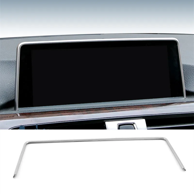 

Car Styling Dashboard GPS Navigation NBT Screen Frame Cover Trim Accessories For BMW 1/2/3/4 series 3GT F20 F30 F31 F32 F34 F36