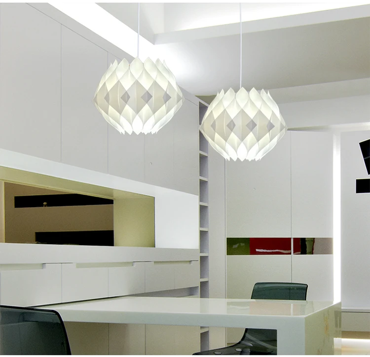 Современный светильник из трубы ПВХ гостиная столовая спальня кухня коридор балкон своими руками лампы E27 лампа голова VC90-260V