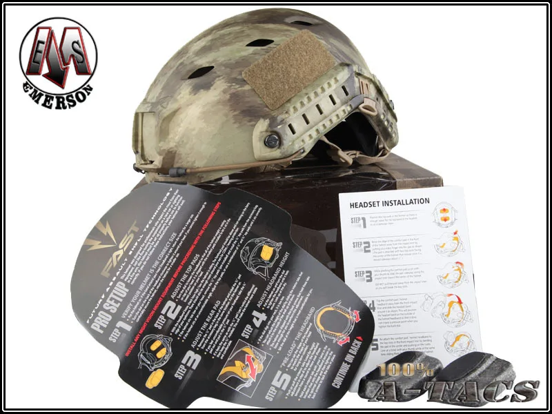 ABS База прыжок шлем EMERSON Быстрый Шлем BJ Тип FG цвет EM5659F на защитный шлем